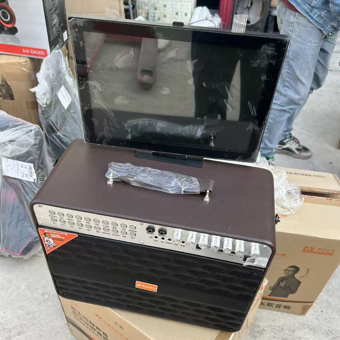 未拆封  质保三个月，8寸视频机电池不质保，带双话筒