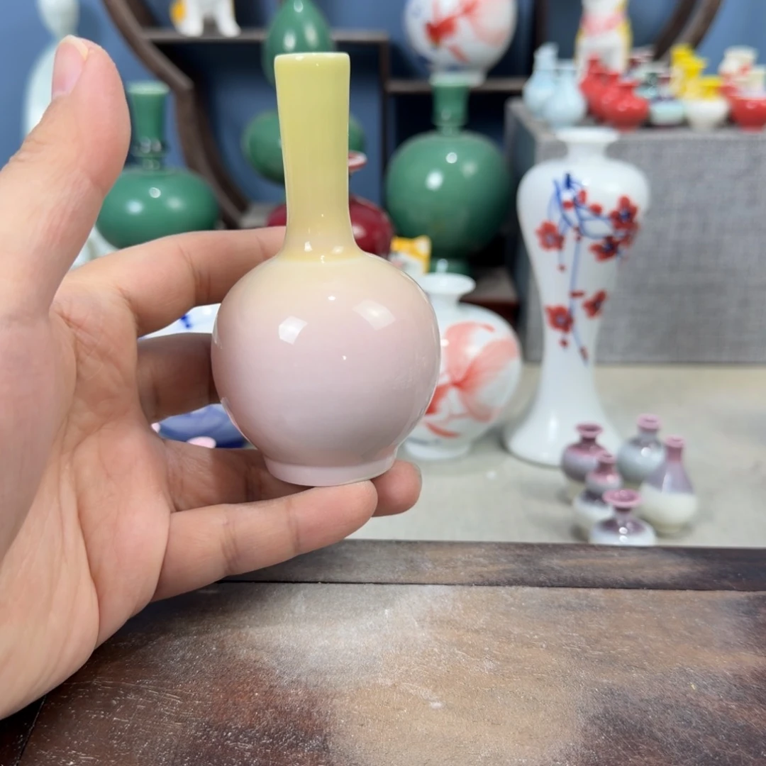 陶瓷手工小花器摆件