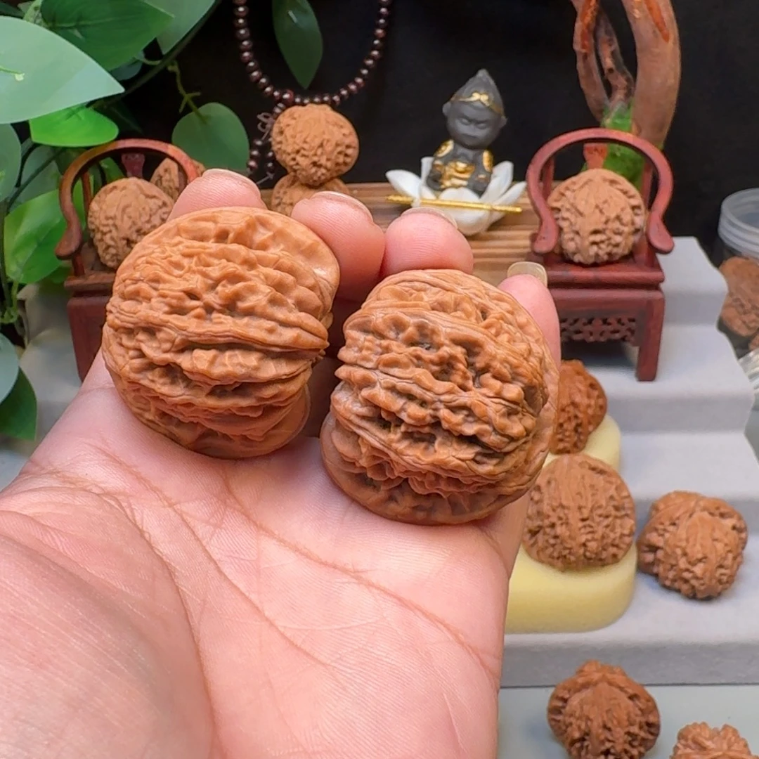 文玩核桃把件-41四座楼