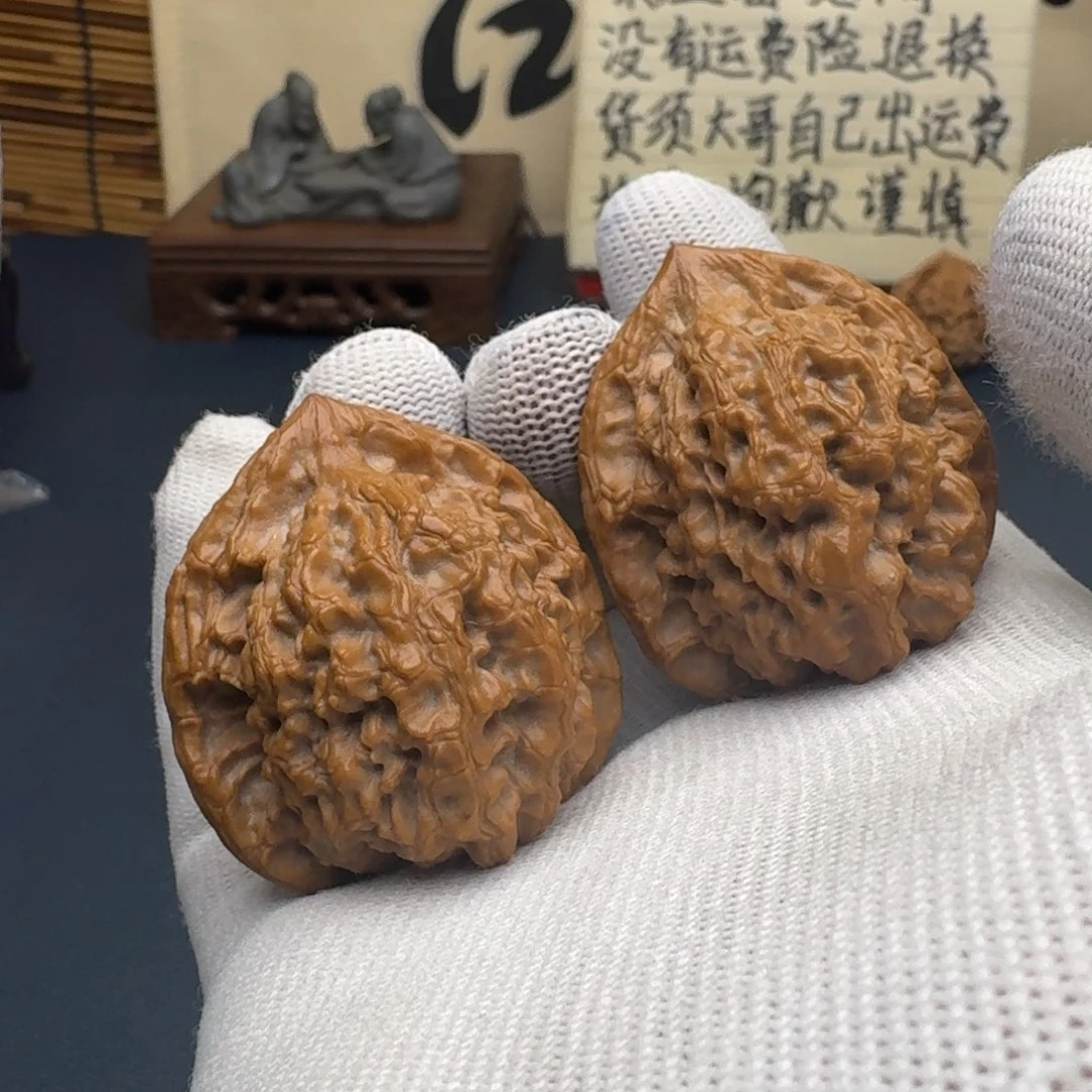 摇***人手串/手链核桃文玩核桃麻核桃金蟾卧岗