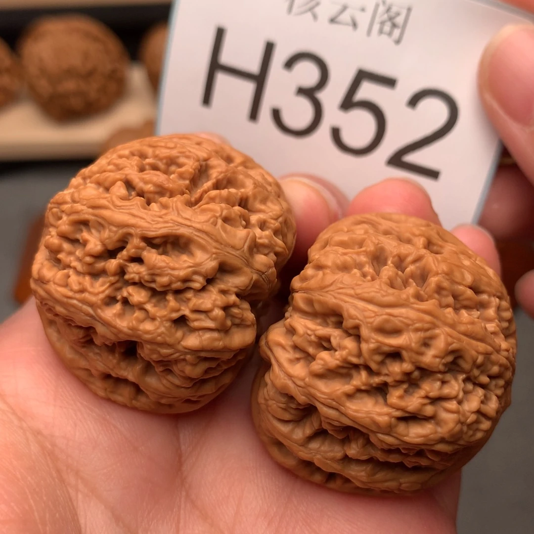 文玩核桃把件39大粗筋