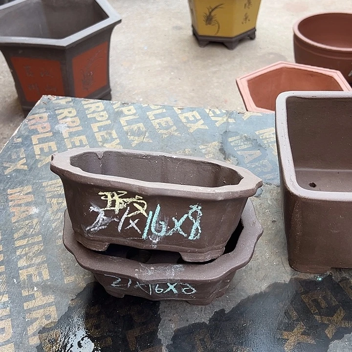 紫砂花盆透气花盆