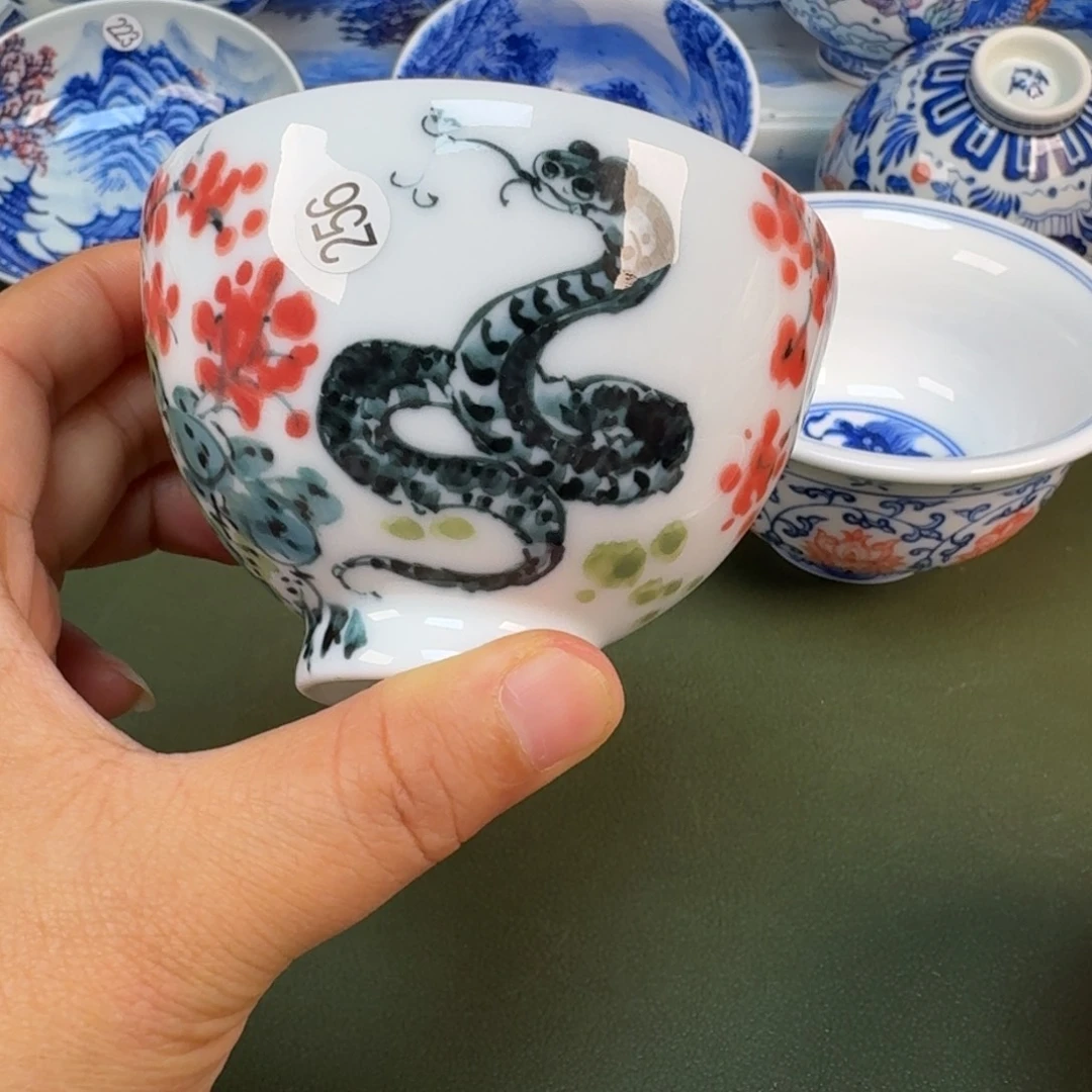 陶景德镇纯手绘茶具圆圆272