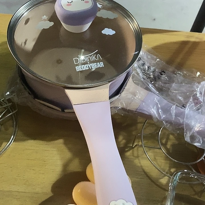 紫色独角兽的最后一套辅食锅套装