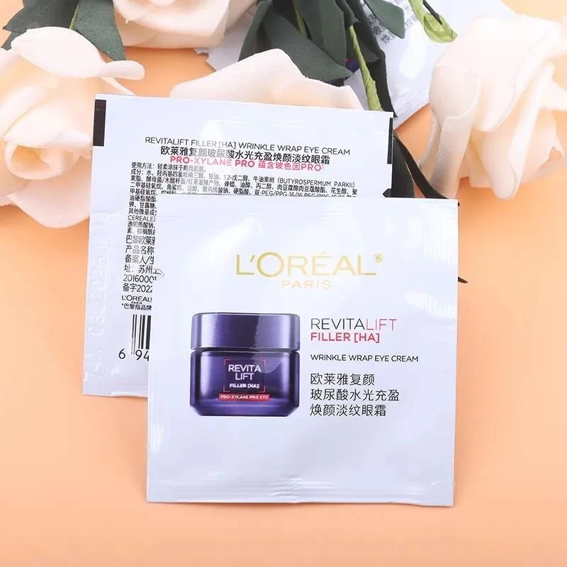 欧莱雅20眼霜复颜玻尿酸水光充盈焕颜淡纹眼霜1.5ml片装玻色因Pro