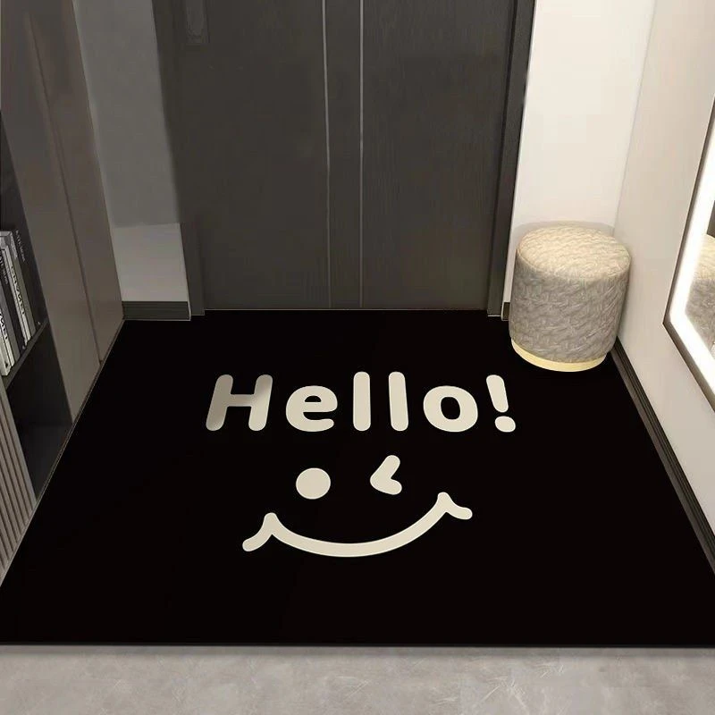 加厚硅藻泥入户门玄关地毯简约门口防滑地垫卧室免洗速干家用垫子