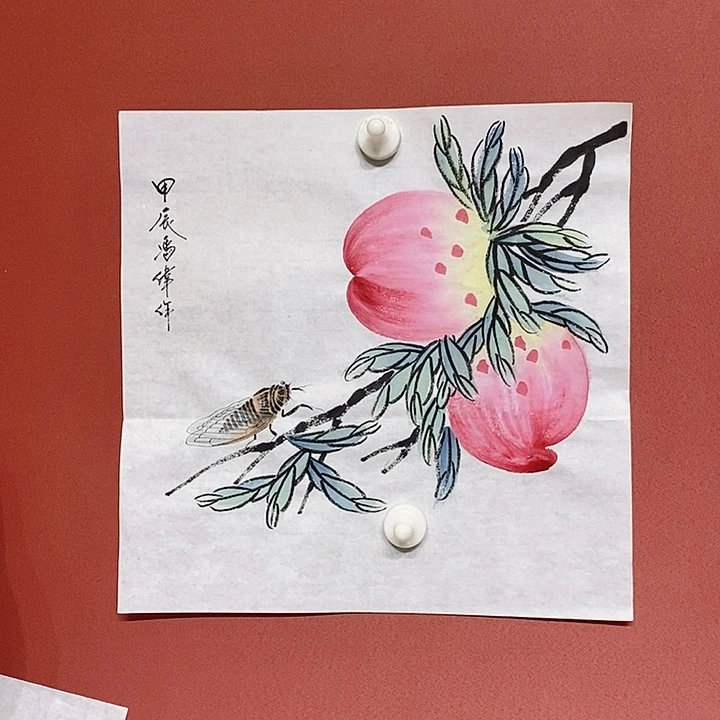 国画冯伟老师手绘国画作品音浩