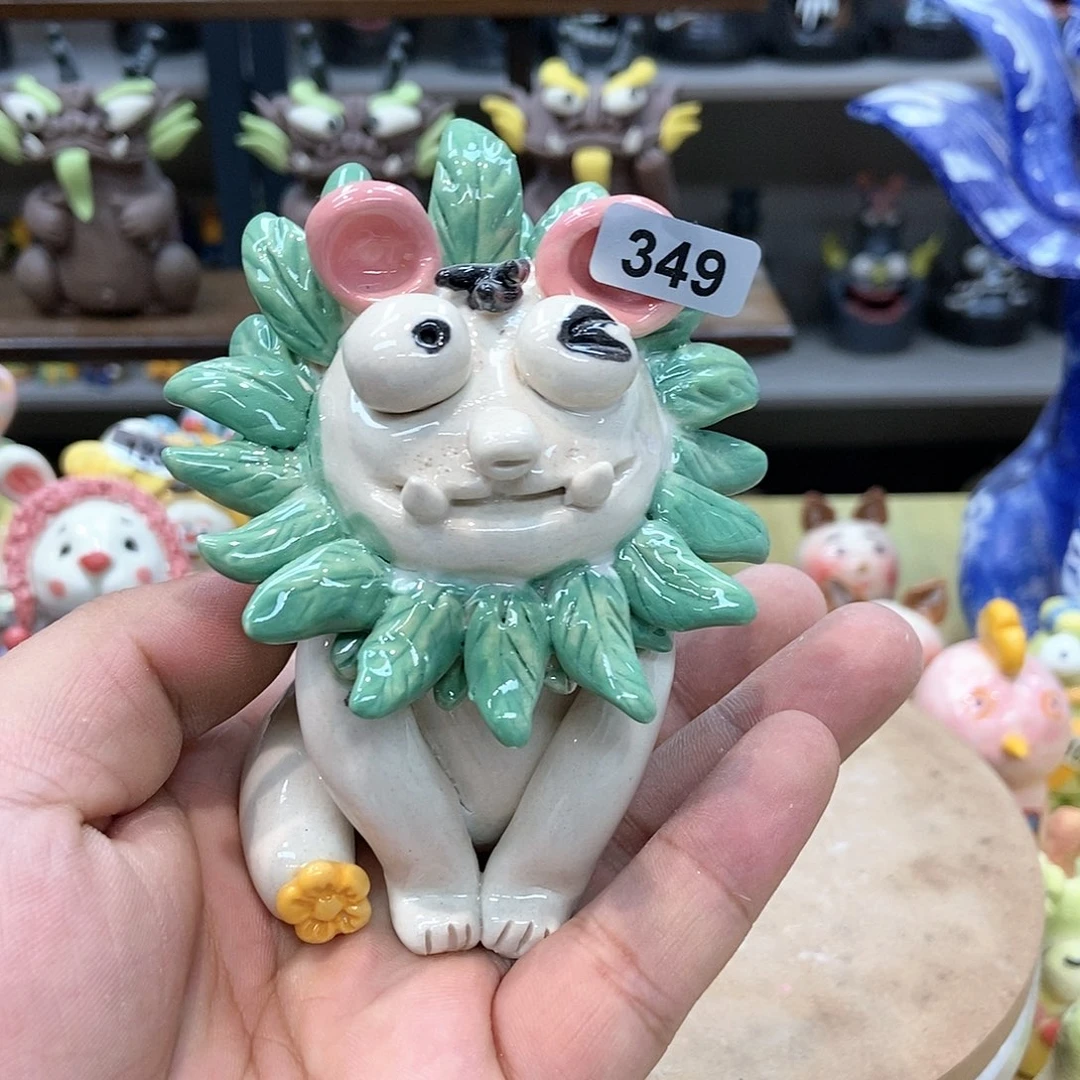 摆件手工抽象陶瓷摆件微瑕福利349
