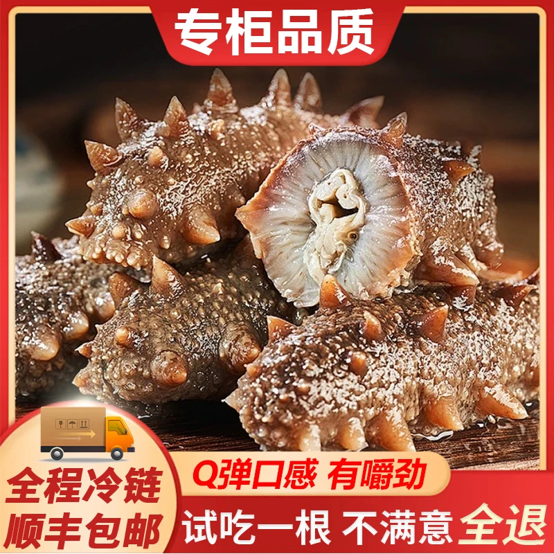 Q弹劲道7-9/10-12头鲜食海参2斤即食海参营养精品海参500g 蓝瑞湾
