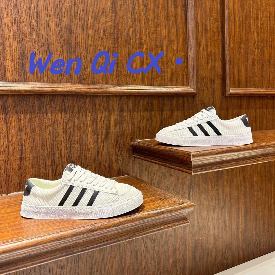 春夏新款男鞋透气网面韩版拼色百搭时尚简约潮流潮男舒适休闲板鞋