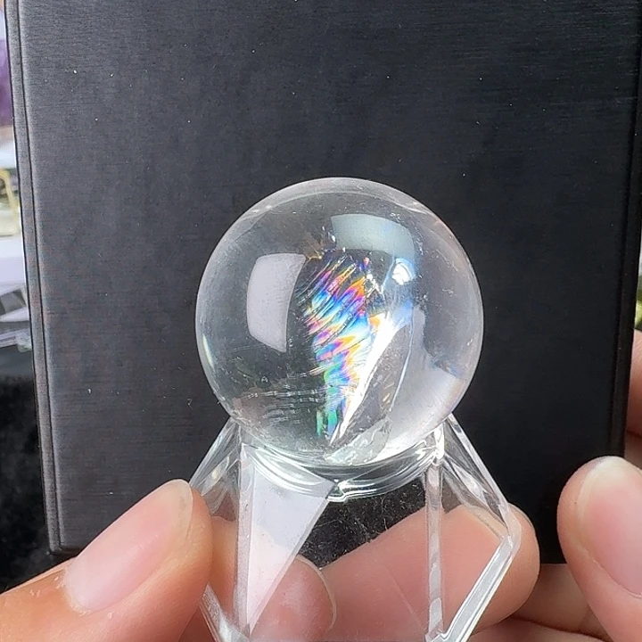 未镶嵌珠宝半成品水晶彩虹球