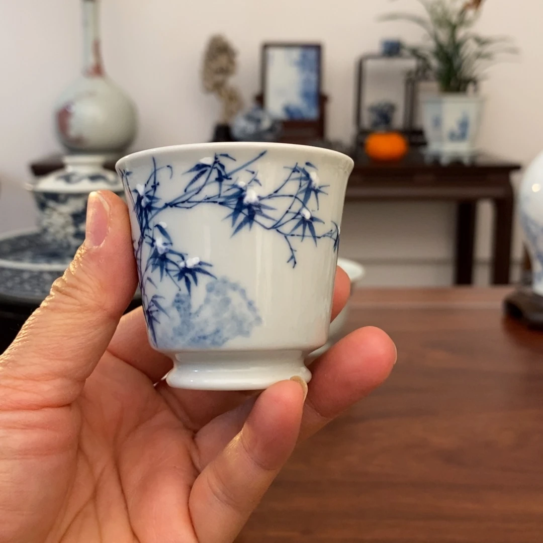 深**一宋墨文人雅器单杯