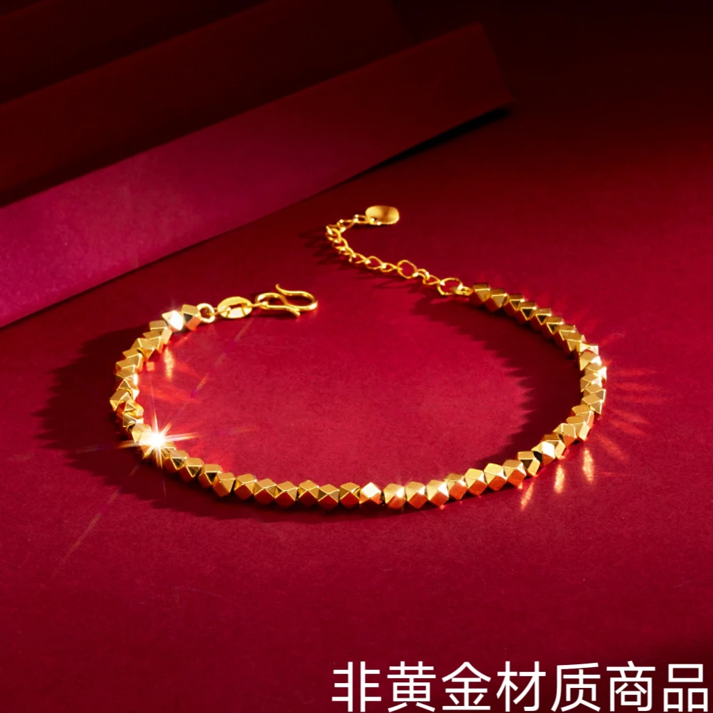 铜合金手链 精工版【碎银小众几两手链百搭饰品手饰轻奢】精品首饰