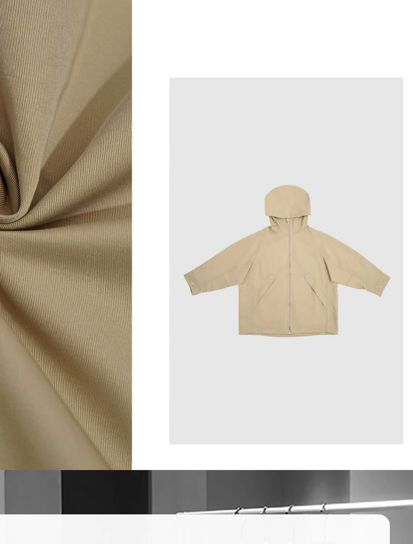 BABALA极简设计师休闲风衣款号S3033