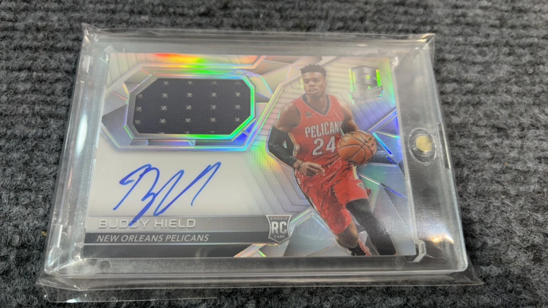 巴迪希尔德 RJA 新秀+物料+卡签 300编 银折 现勇士队 正版球星卡