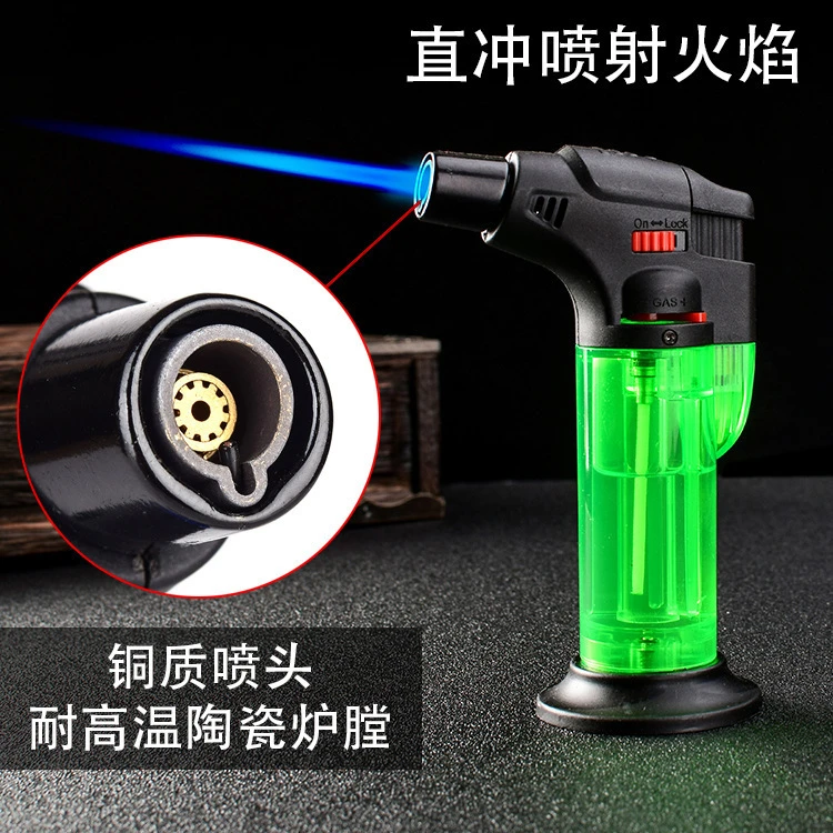 高温猛冲防风充气式焊喷枪可用于艾灸点香烧烤烘焙点雪茄WH608多