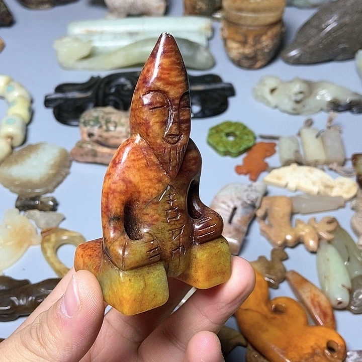 和田玉未镶嵌颈饰54