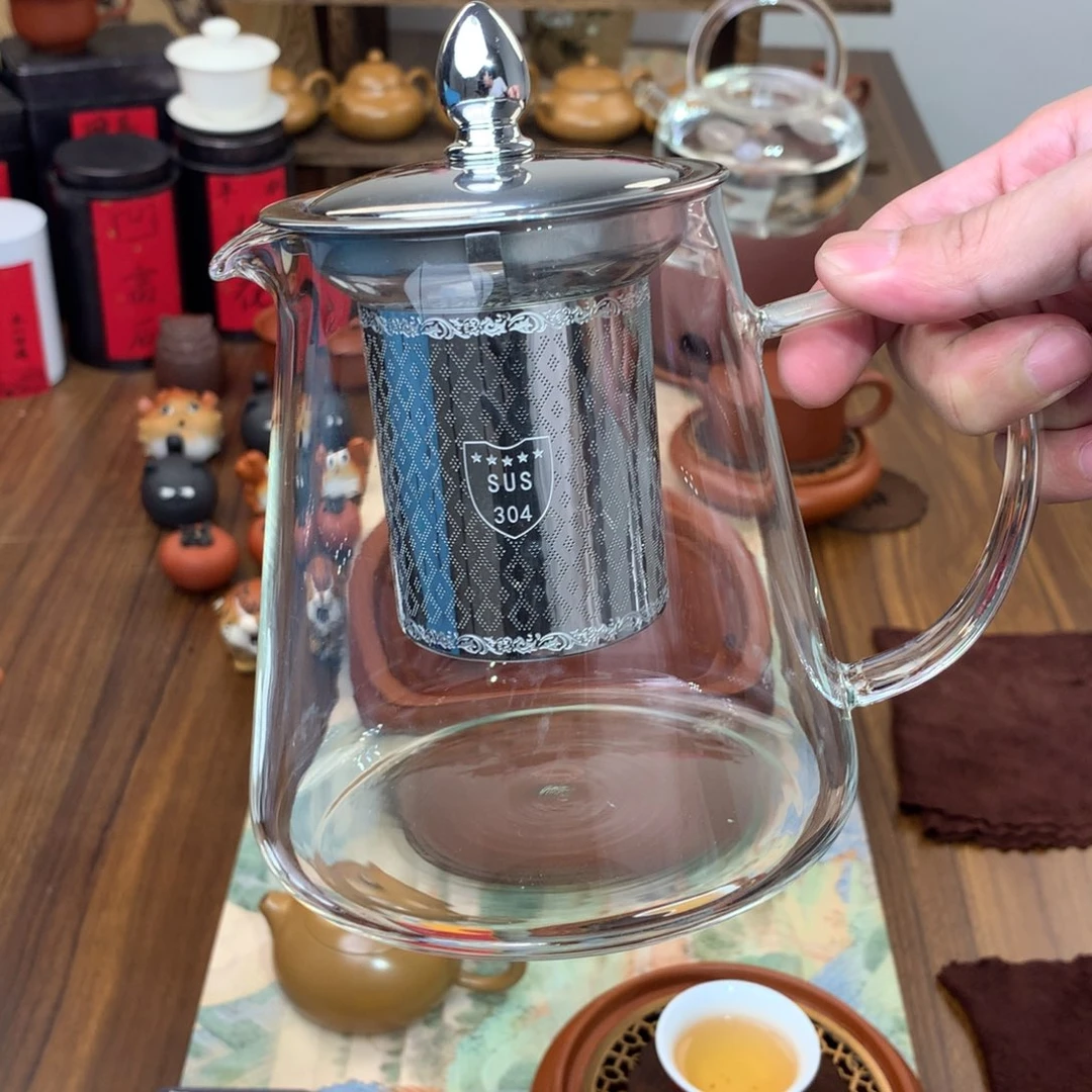 800ml玻璃泡茶壶飘逸杯