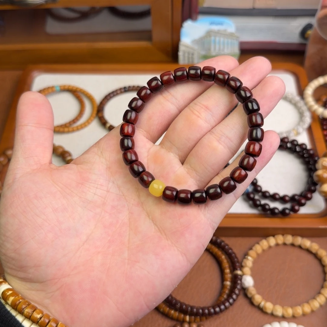 檀香紫檀（小叶紫檀）手串未镶嵌