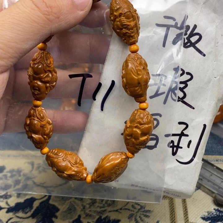 橄榄核手串/手链橄榄核雕工艺手串