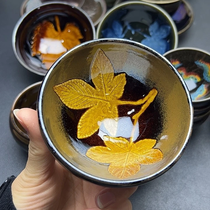 茶盏建窑建盏主人杯