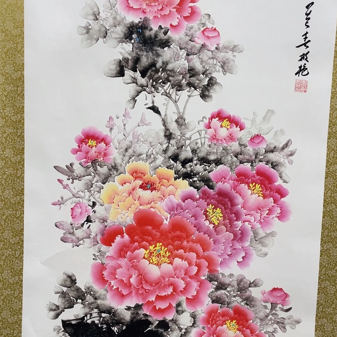 国画老师手绘带运险w
