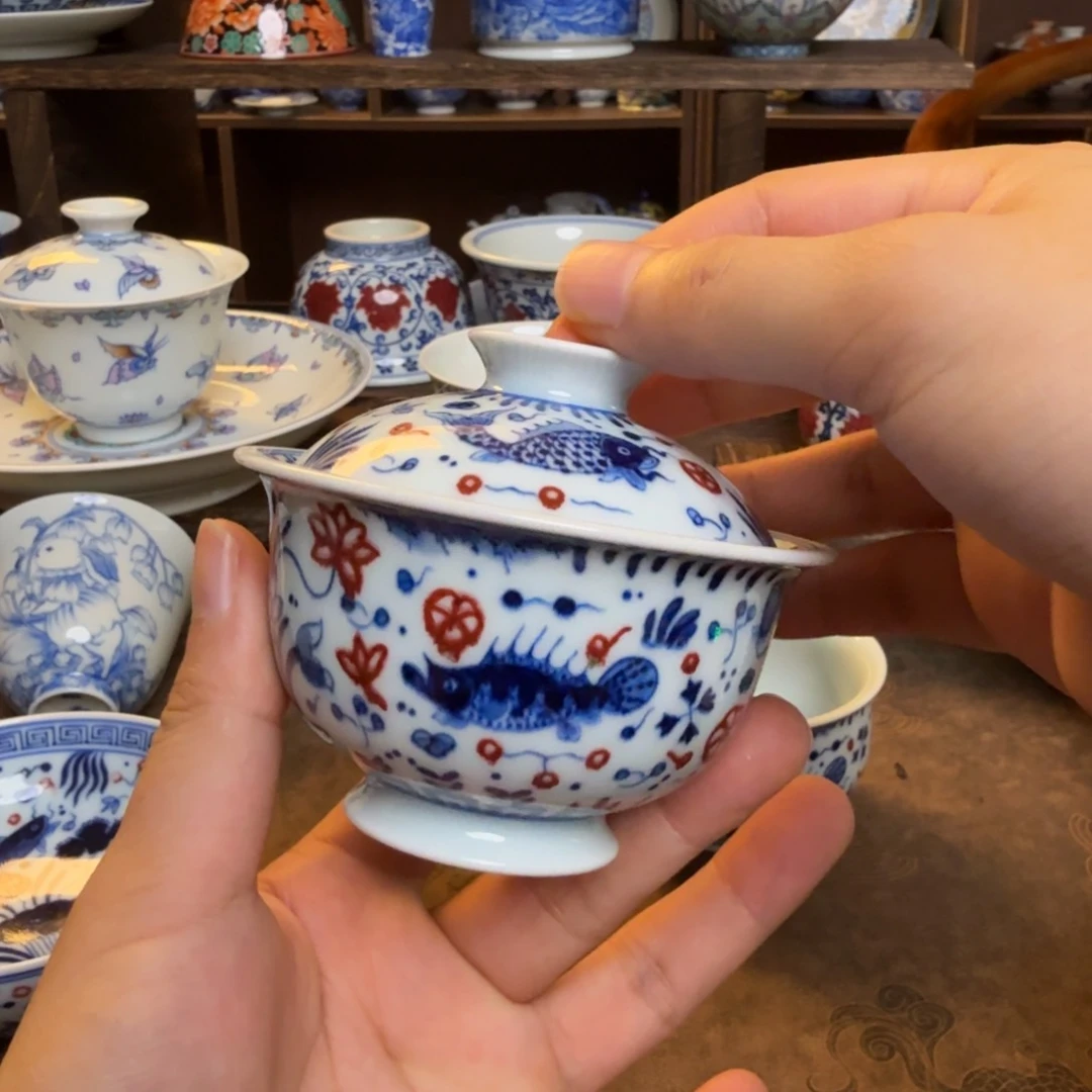 柒*我纯手工手绘陶瓷茶具