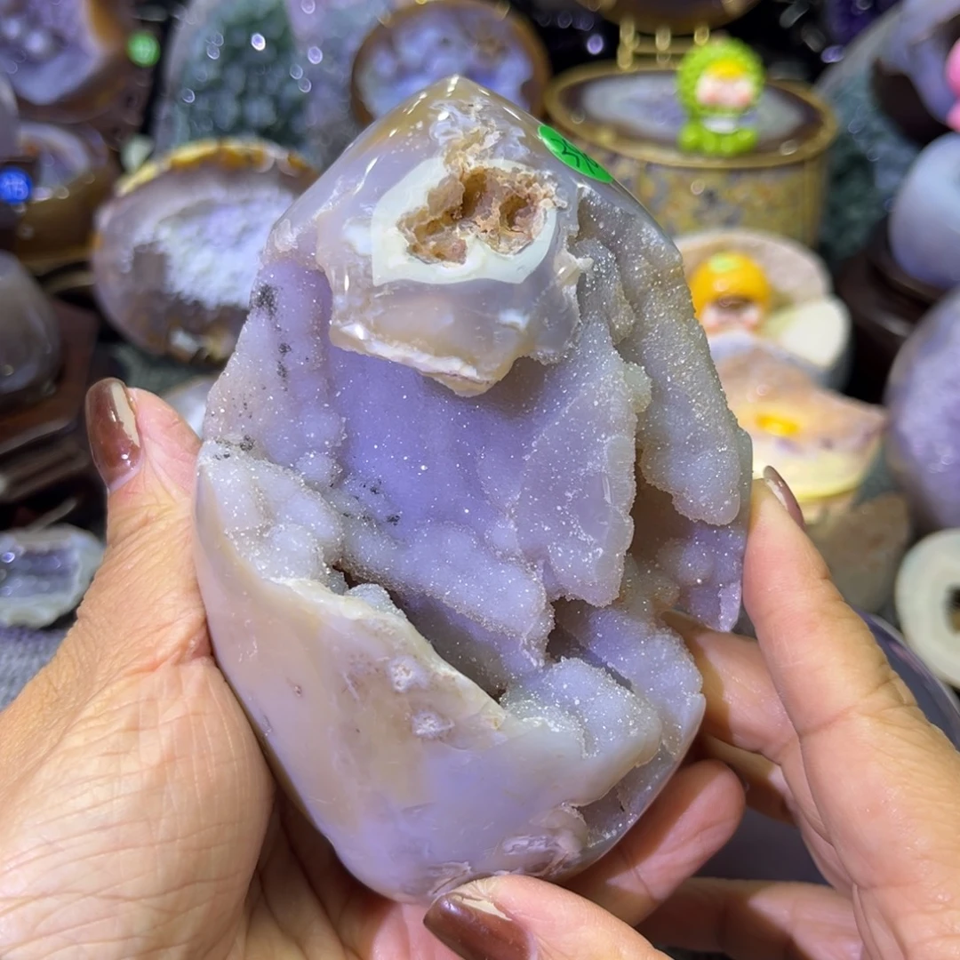 摆件紫晶未镶嵌水晶
