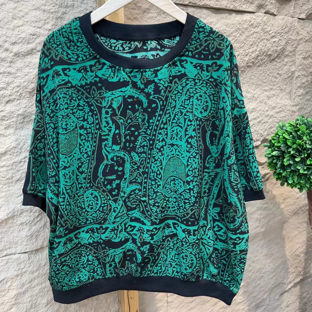 4963新款夏季气质休闲减龄T恤小衫QZ