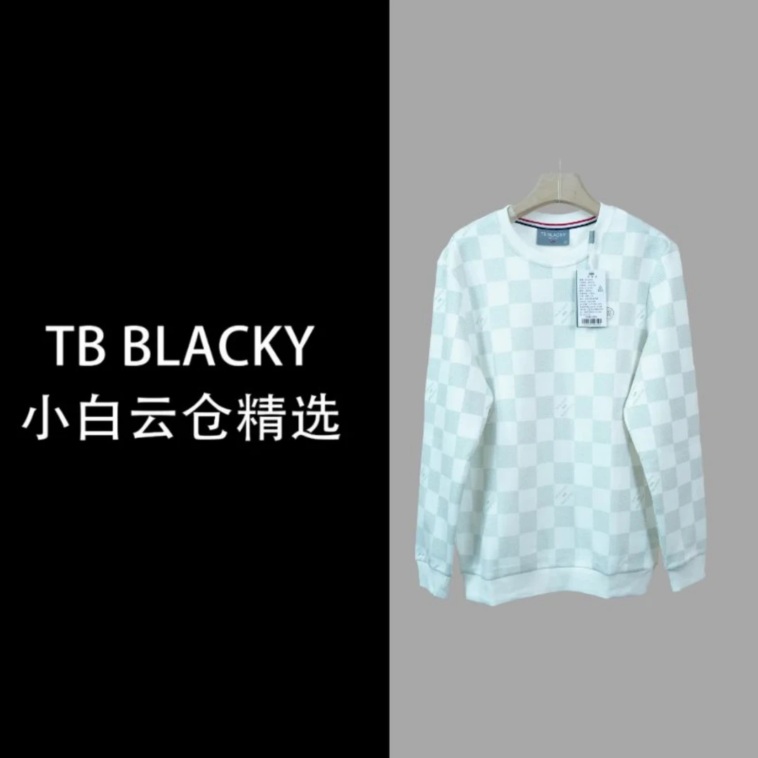 秋冬新款棋盘格满印卫衣宽松休闲长袖打底套头衫男装T133317139