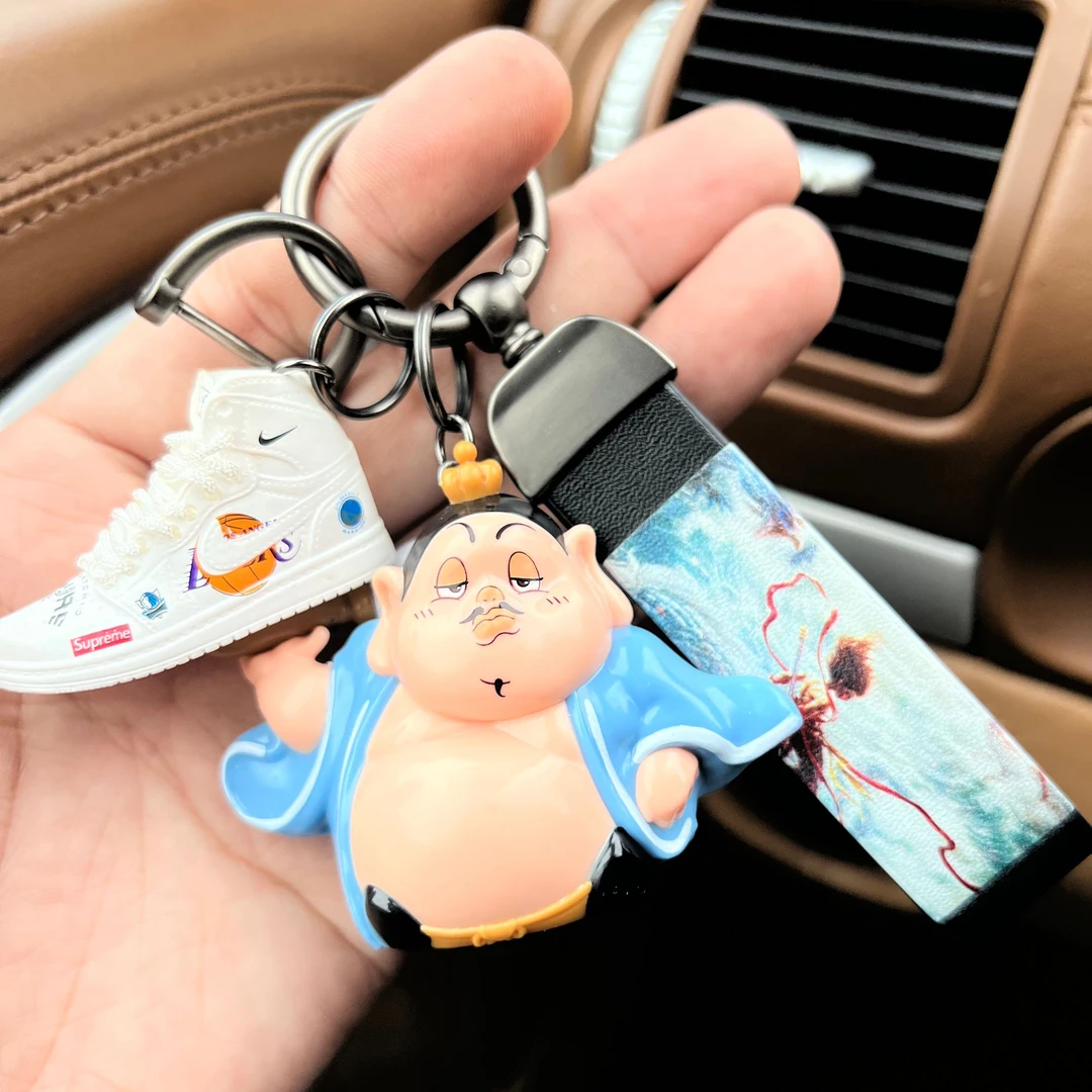 正版魔童闹海哪吒手工钥匙扣