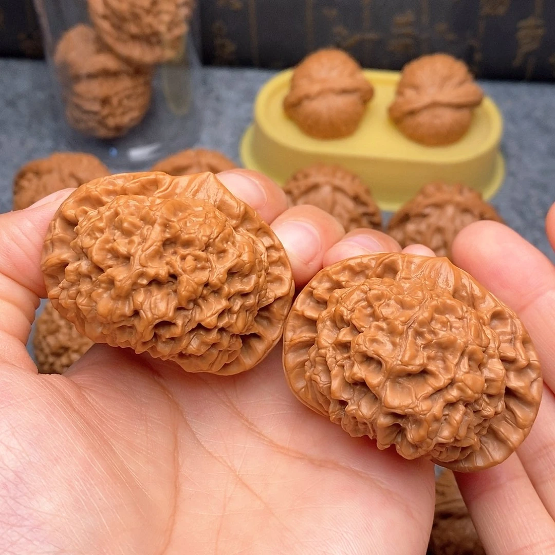 文玩核桃把件官帽50尺精品