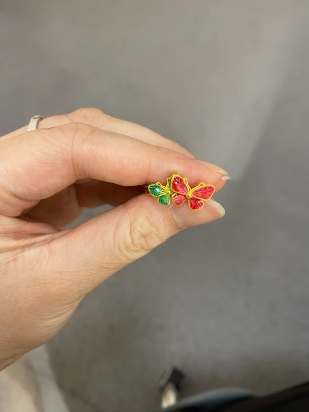 足金999烧蓝转运珠