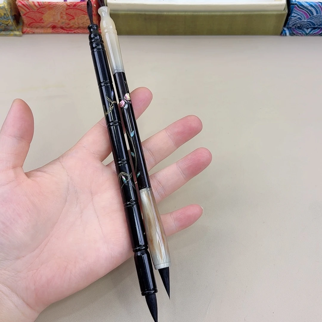 高端小楷两只蝴蝶藤竹叶罗垫