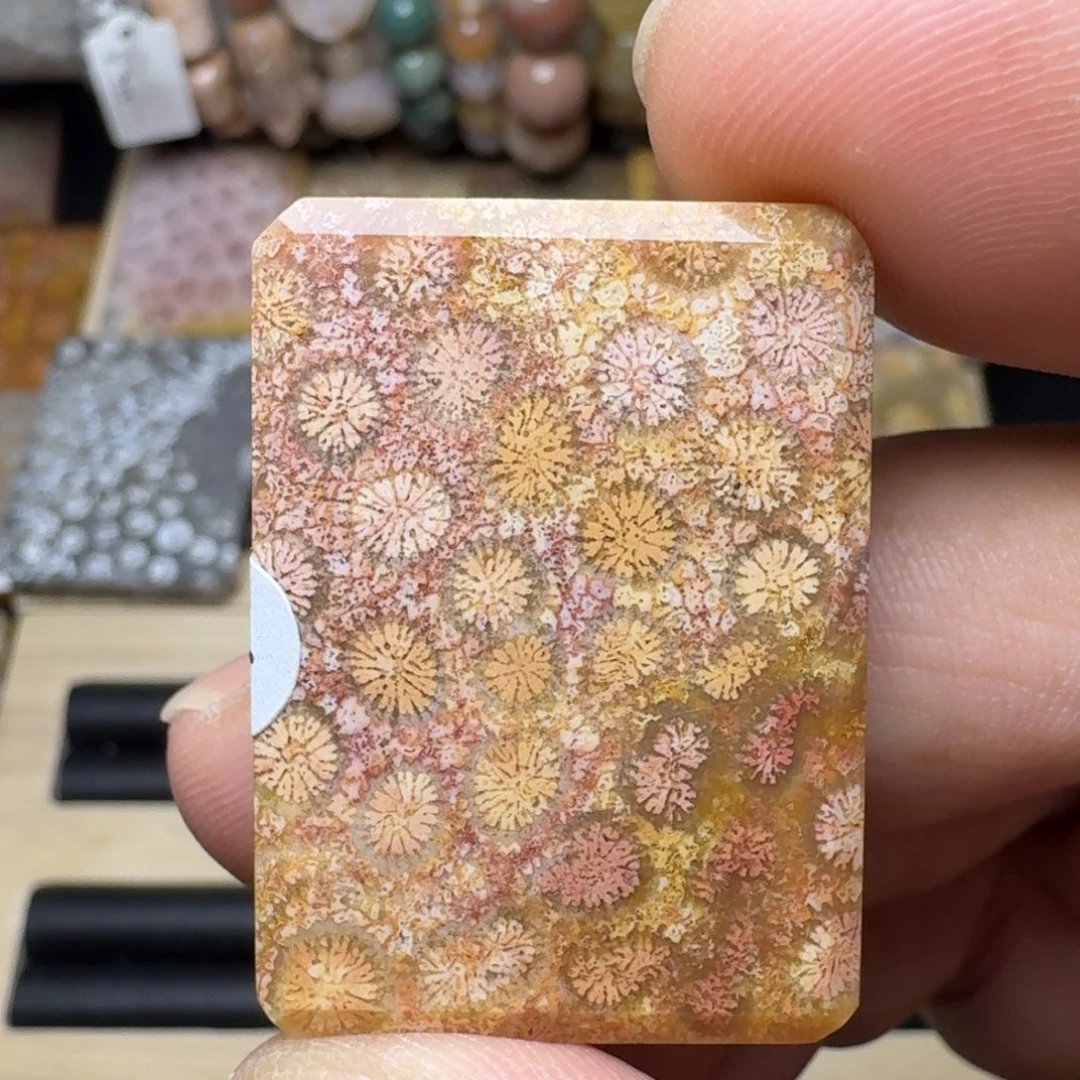 硅化玉未镶嵌纯天然色有机玉石保真色彩皮花