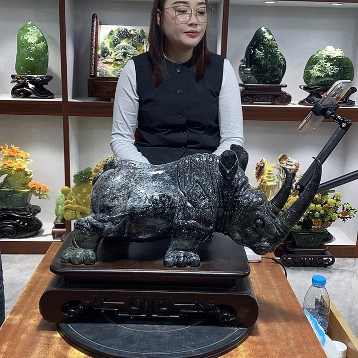 c***）玉山水摆件 玄关摆件