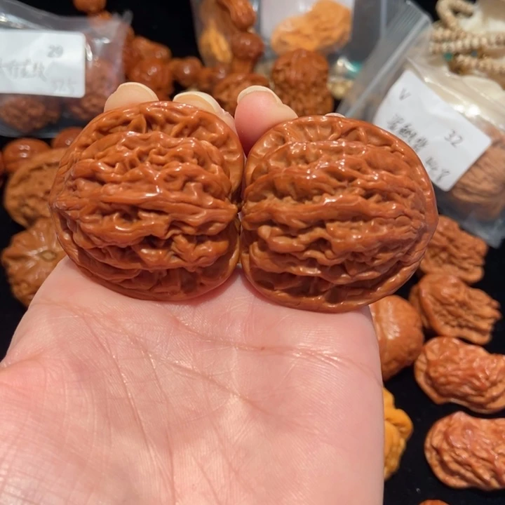 文玩核桃把件41麦虎