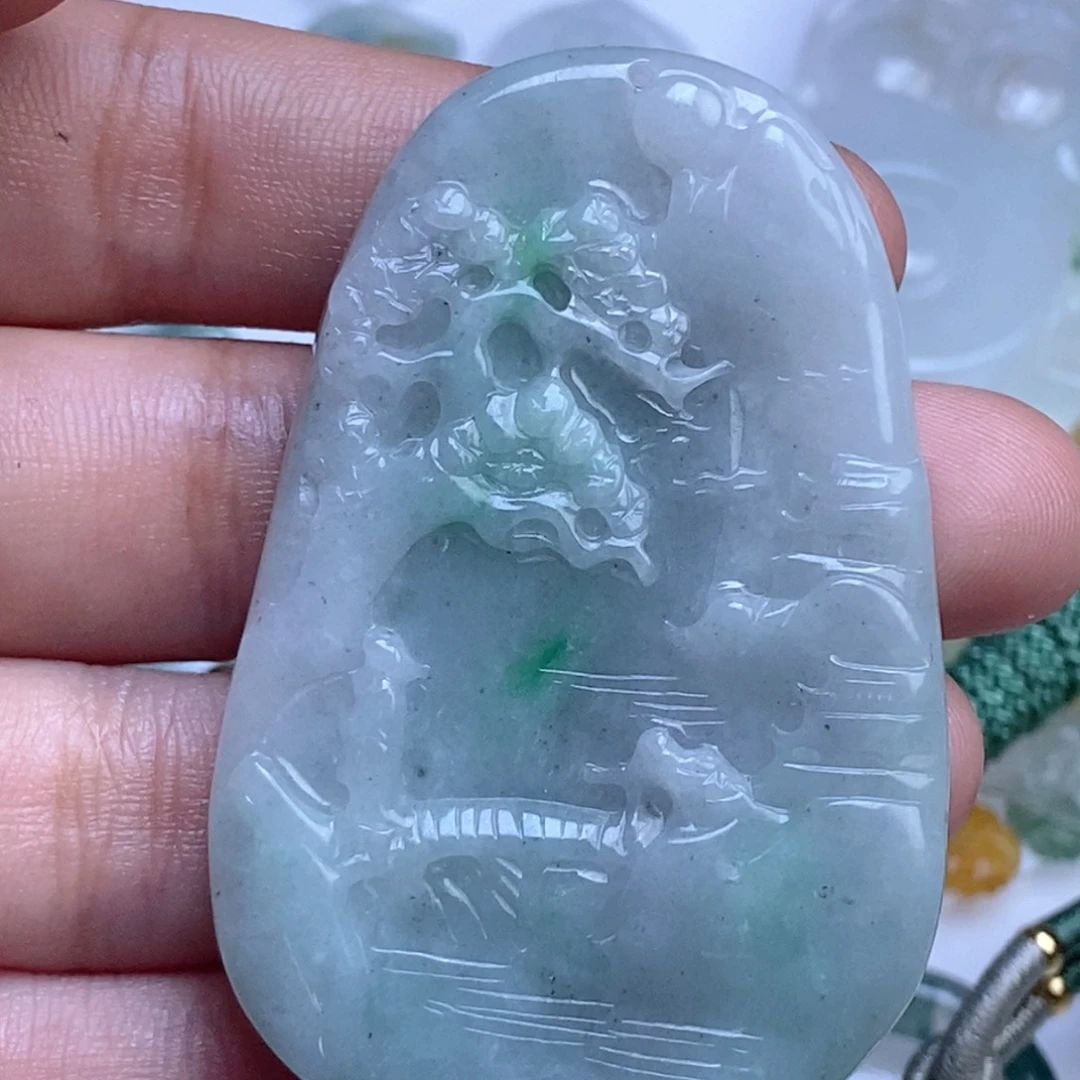 未镶嵌挂件翡翠翡翠