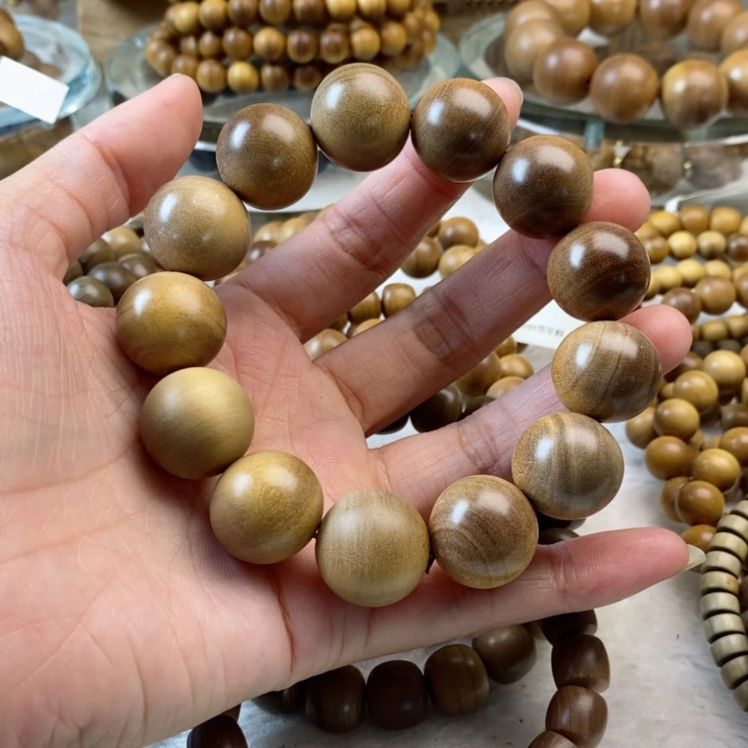 檀香木手串/手链奶香正区微瑕1.8