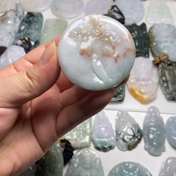 翡翠未镶嵌颈饰悟道38