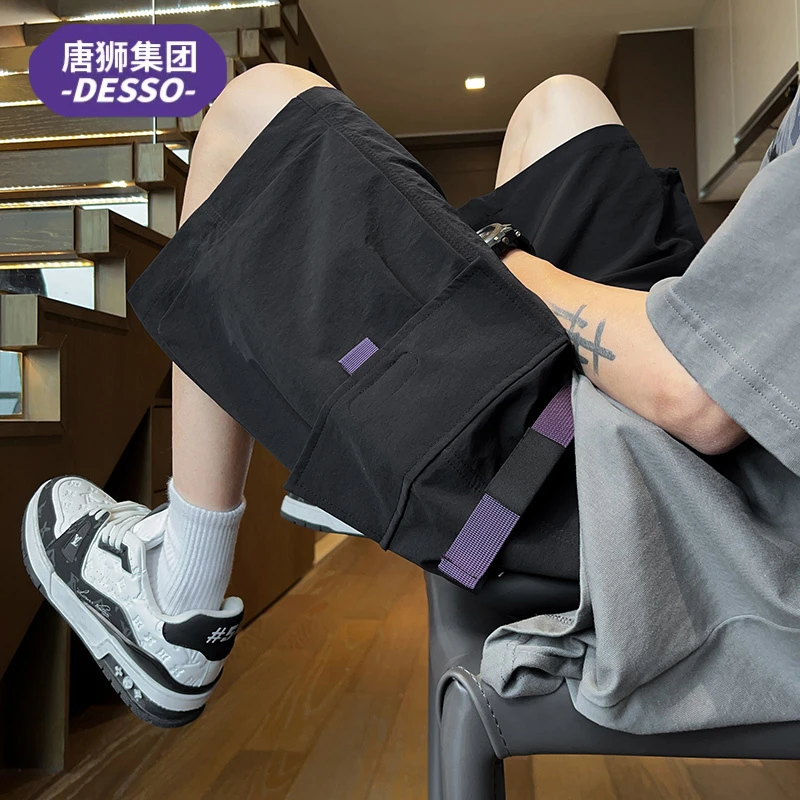 通知下架-夏季新款短裤男士户外运动潮流百搭大口袋工装裤子