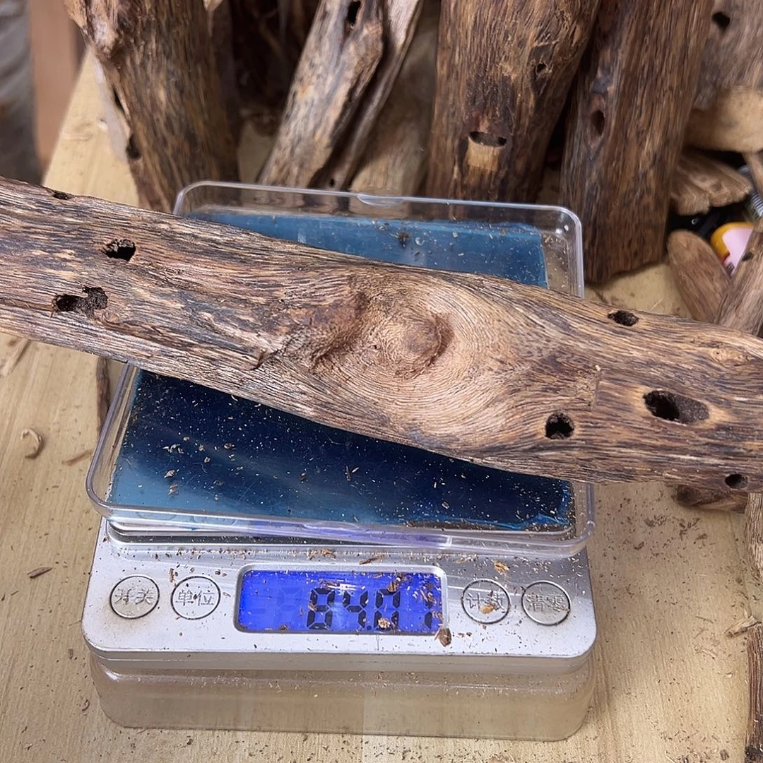 香料绿奇楠虫漏84克白棋