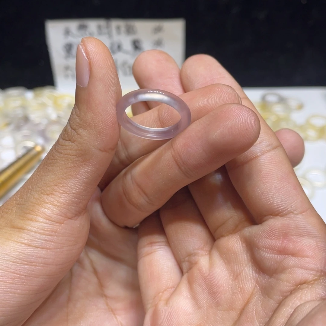 玛瑙/玉髓未镶嵌戒圈82号港16