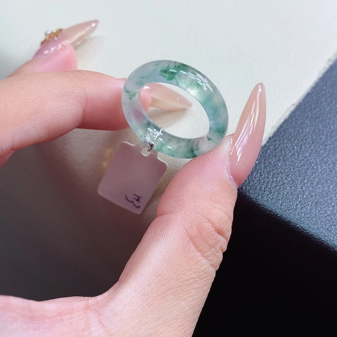 未镶嵌戒指翡翠14号