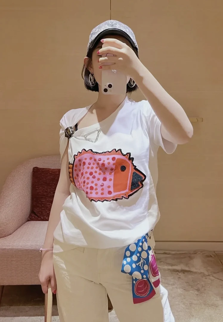 全新未使用 LouisVuitton/路易威登  批量 聚酯纤维 短袖 m/L码