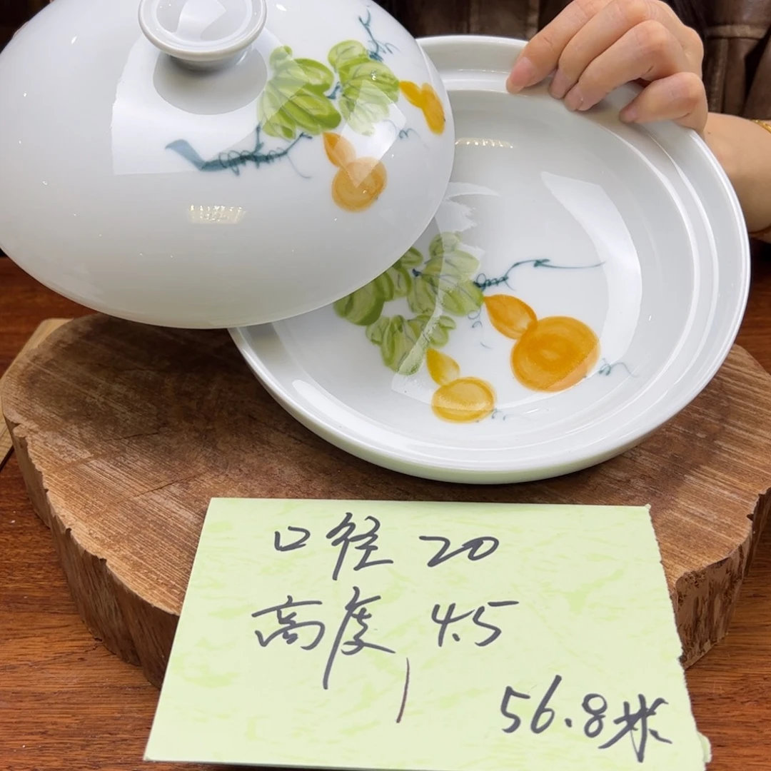 瓷片景德镇陶瓷手工手绘制作