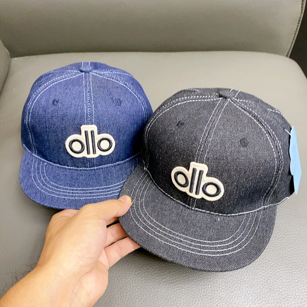 儿童男女小孩学生秋冬新款洋气平檐刺绣字母棒球帽子潮牛仔鸭舌帽