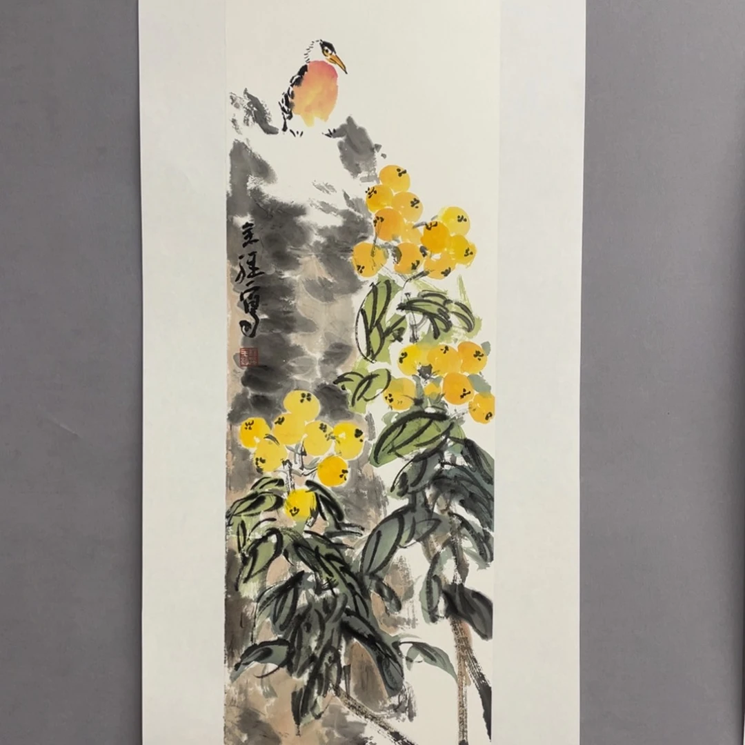 国画艺术家真人手绘