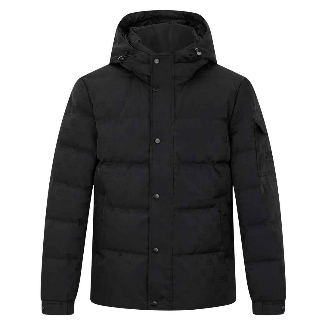 Cavalli Class25秋冬厚款男款连帽外穿加厚休闲羽绒服 CFC135