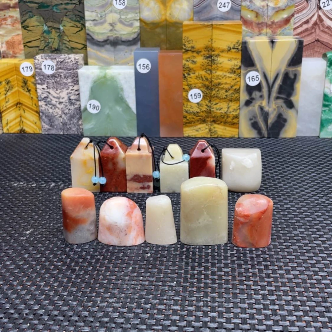 【闪购商品】寿山石寥*2.2+2.2+2.2cm